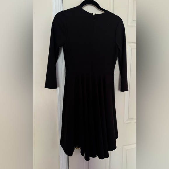 Express: Black high low cocktail dress. Small - Picture 2 of 4
